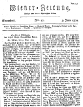 Wiener Zeitung 18090603 Seite: 1