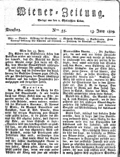 Wiener Zeitung 18090613 Seite: 1