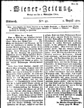 Wiener Zeitung 18090802 Seite: 1