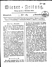 Wiener Zeitung 18091104 Seite: 1