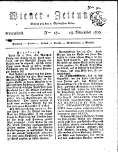 Wiener Zeitung 18091118 Seite: 1