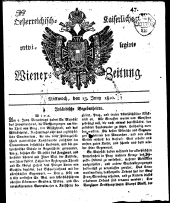 Wiener Zeitung 18100613 Seite: 1