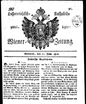 Wiener Zeitung 18100627 Seite: 1