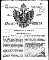 Wiener Zeitung 18100721 Seite: 1