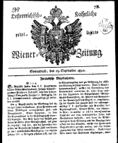 Wiener Zeitung 18100929 Seite: 1