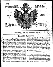 Wiener Zeitung 18101219 Seite: 1