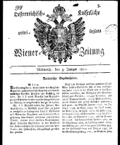 Wiener Zeitung 18110109 Seite: 1