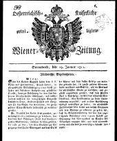 Wiener Zeitung 18110119 Seite: 1