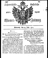 Wiener Zeitung 18110724 Seite: 1
