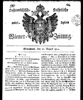 Wiener Zeitung 18110817 Seite: 1