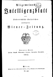 Wiener Zeitung 1812bl02 Seite: 1