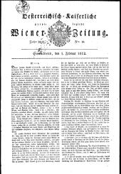 Wiener Zeitung 18120201 Seite: 1