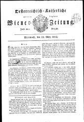 Wiener Zeitung 18120318 Seite: 1