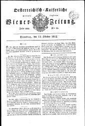 Wiener Zeitung 18121013 Seite: 1