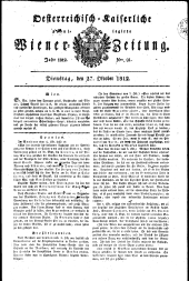 Wiener Zeitung 18121027 Seite: 1