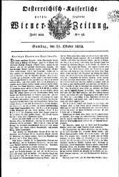 Wiener Zeitung 18121031 Seite: 1