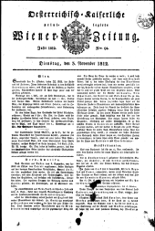 Wiener Zeitung 18121103 Seite: 1