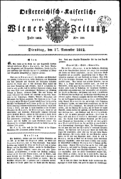 Wiener Zeitung 18121117 Seite: 1