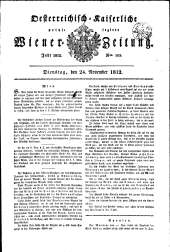 Wiener Zeitung 18121124 Seite: 1
