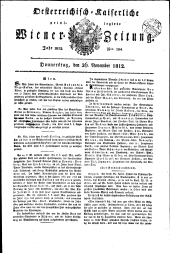 Wiener Zeitung 18121126 Seite: 1