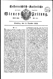 Wiener Zeitung 18121212 Seite: 1