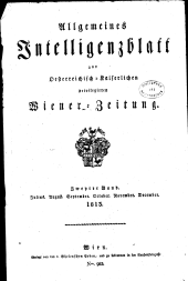 Wiener Zeitung 1813bl02 Seite: 1