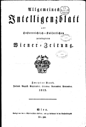 Wiener Zeitung 1813bl03 Seite: 1