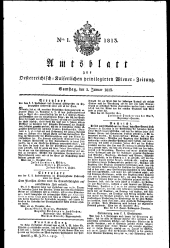 Wiener Zeitung 18130102 Seite: 5