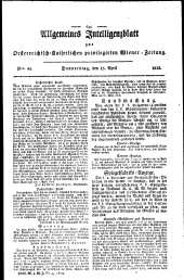 Wiener Zeitung 18130415 Seite: 9