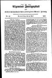 Wiener Zeitung 18130422 Seite: 11