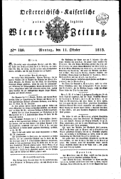 Wiener Zeitung 18131011 Seite: 1