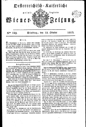 Wiener Zeitung 18131012 Seite: 1