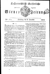 Wiener Zeitung 18131206 Seite: 1