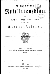 Wiener Zeitung 1814bl02 Seite: 1