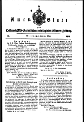 Wiener Zeitung 18150531 Seite: 5