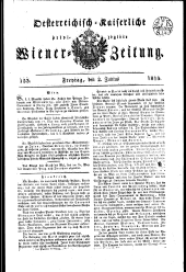 Wiener Zeitung 18150602 Seite: 1