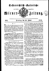 Wiener Zeitung 18150728 Seite: 1