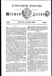 Wiener Zeitung 18150822 Seite: 1