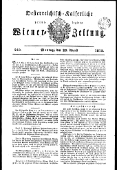 Wiener Zeitung 18150828 Seite: 1