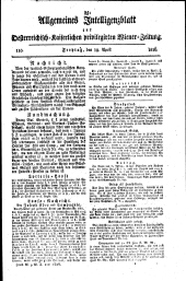 Wiener Zeitung 18160419 Seite: 5