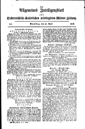 Wiener Zeitung 18160420 Seite: 5