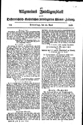 Wiener Zeitung 18160421 Seite: 5