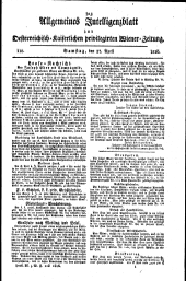 Wiener Zeitung 18160427 Seite: 5