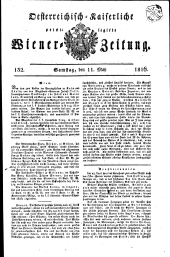 Wiener Zeitung 18160511 Seite: 1