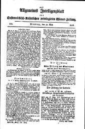 Wiener Zeitung 18160514 Seite: 5