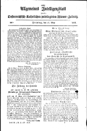 Wiener Zeitung 18160517 Seite: 5