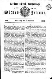 Wiener Zeitung 18160908 Seite: 1