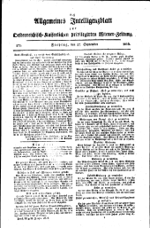 Wiener Zeitung 18160927 Seite: 5