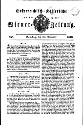 Wiener Zeitung 18161130 Seite: 1