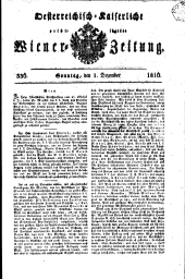 Wiener Zeitung 18161201 Seite: 1